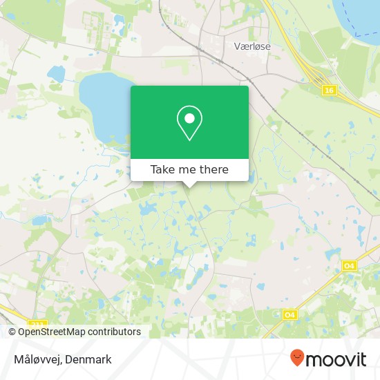 Måløvvej map