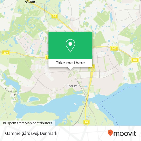 Gammelgårdsvej map