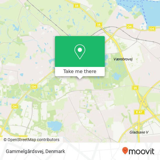 Gammelgårdsvej map