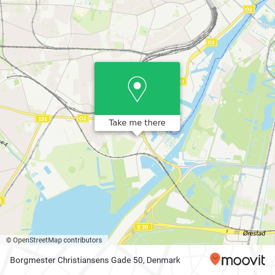Borgmester Christiansens Gade 50 map
