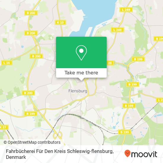 Fahrbücherei Für Den Kreis Schleswig-flensburg map