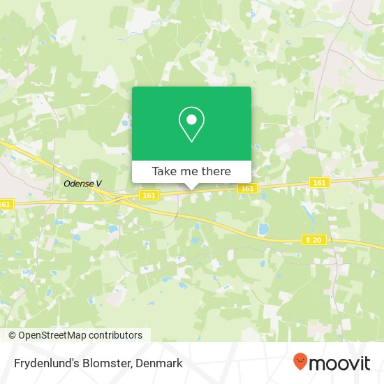 Frydenlund's Blomster map