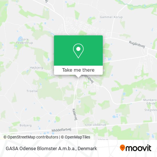 GASA Odense Blomster A.m.b.a. map