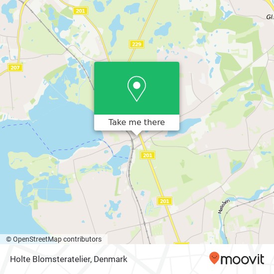 Holte Blomsteratelier map