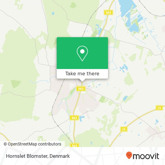 Hornslet Blomster map