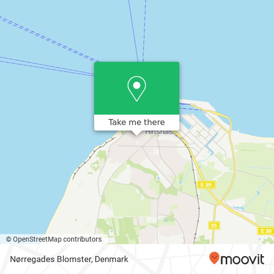 Nørregades Blomster map