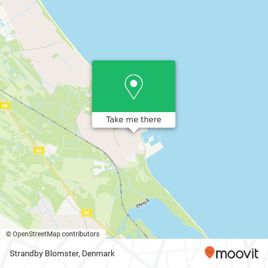 Strandby Blomster map