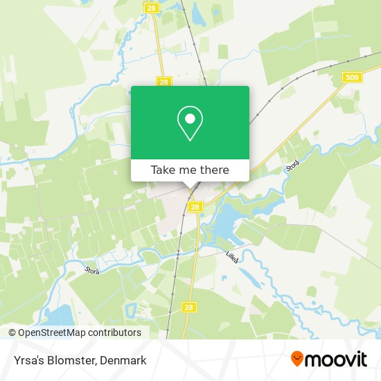 Yrsa's Blomster map
