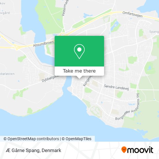 Æ Gårne Spang map