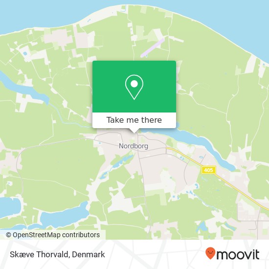 Skæve Thorvald map