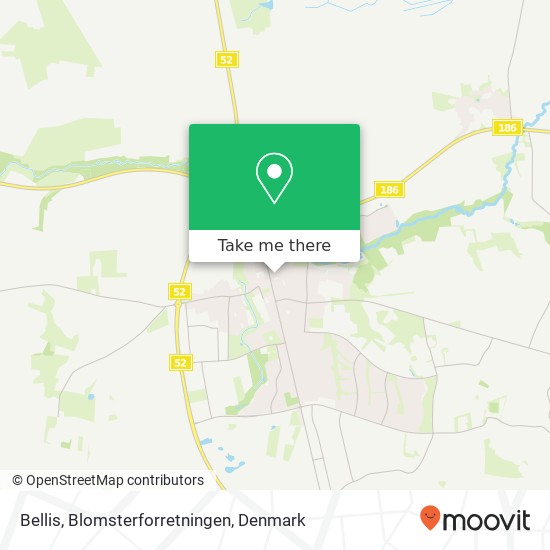 Bellis, Blomsterforretningen map