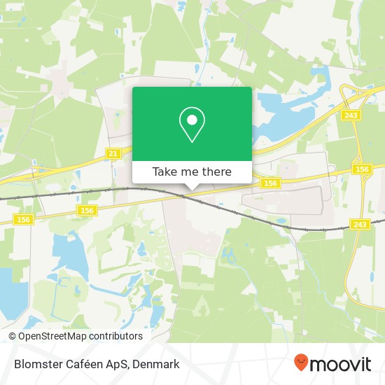 Blomster Caféen ApS map