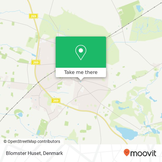 Blomster Huset map