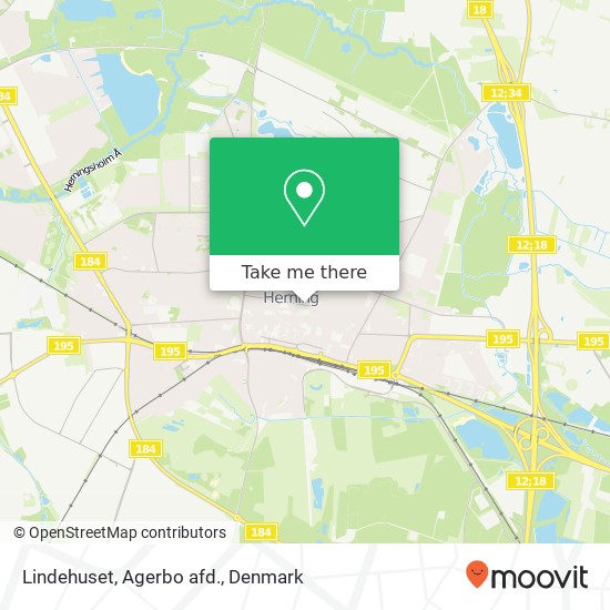 Lindehuset, Agerbo afd. map