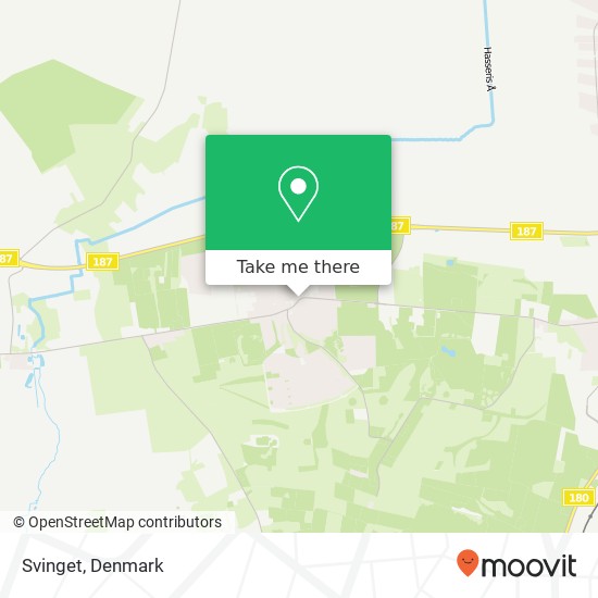 Svinget map