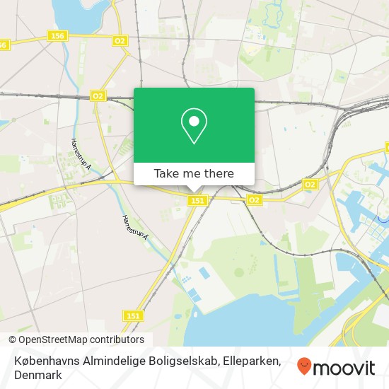 Københavns Almindelige Boligselskab, Elleparken map