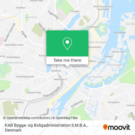 KAB Bygge- og Boligadministration S.M.B.A. map