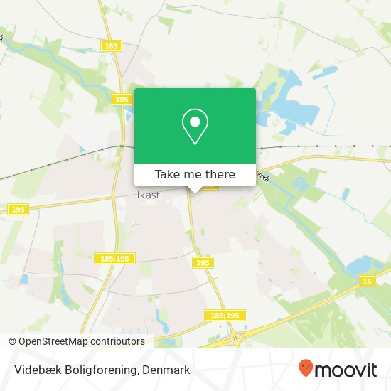 Videbæk Boligforening map