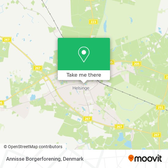 Annisse Borgerforening map