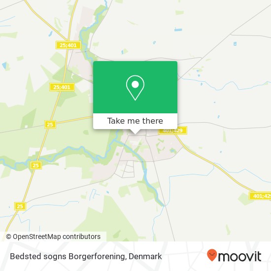 Bedsted sogns Borgerforening map