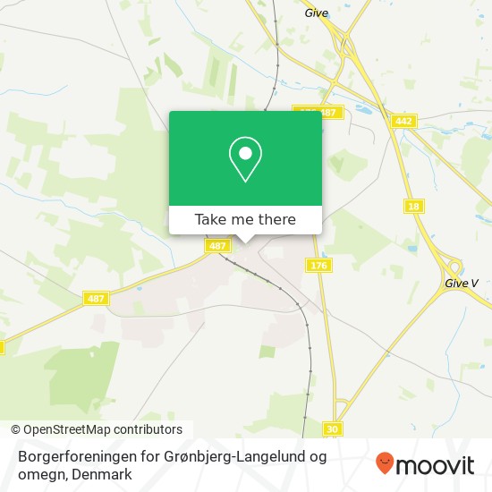Borgerforeningen for Grønbjerg-Langelund og omegn map