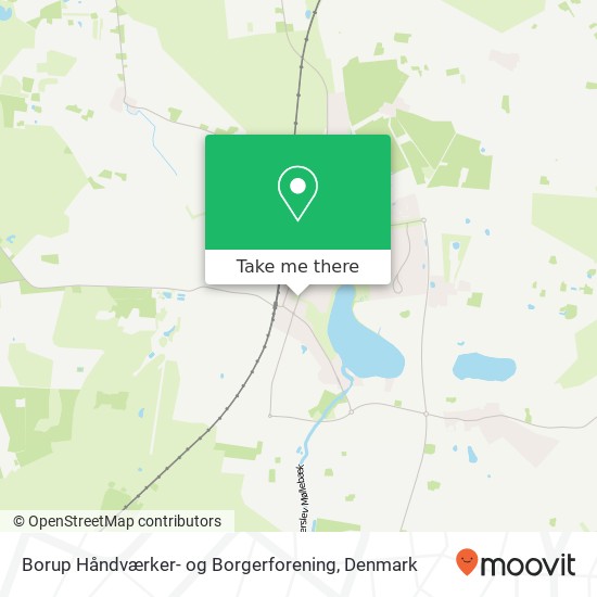 Borup Håndværker- og Borgerforening map