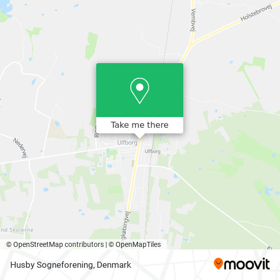 Husby Sogneforening map