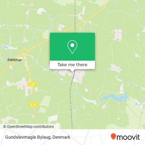 Gundslevmagle Bylaug map