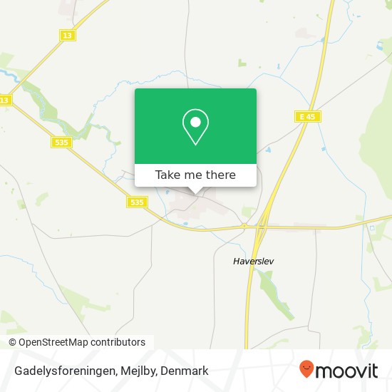 Gadelysforeningen, Mejlby map