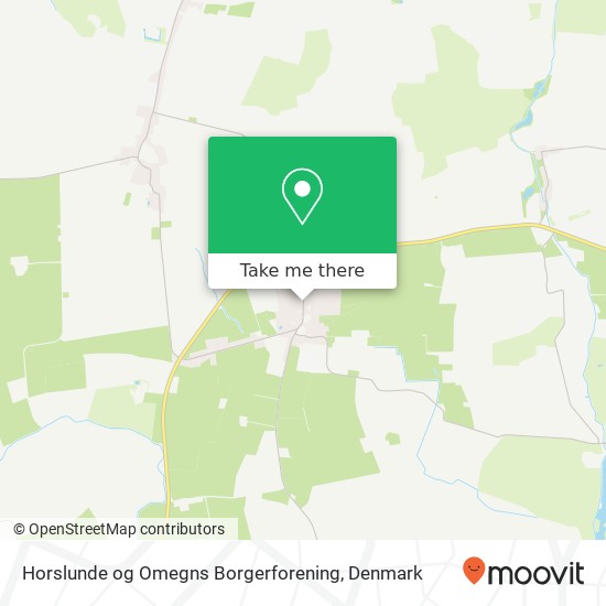 Horslunde og Omegns Borgerforening map