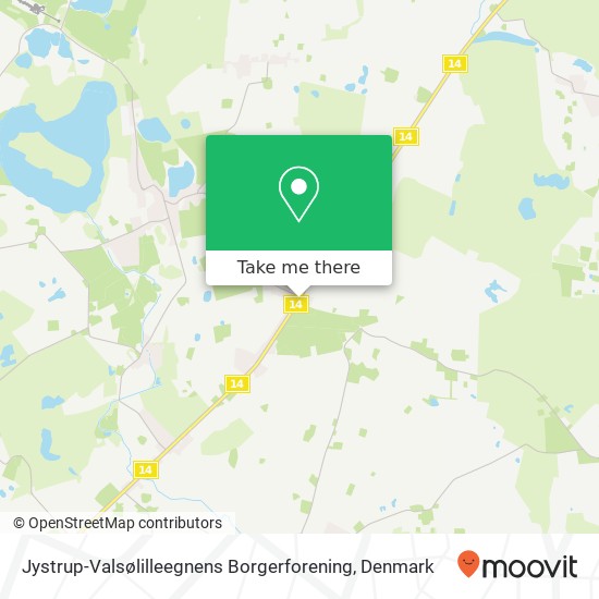 Jystrup-Valsølilleegnens Borgerforening map