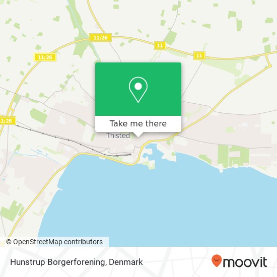 Hunstrup Borgerforening map