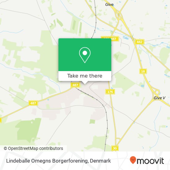 Lindeballe Omegns Borgerforening map