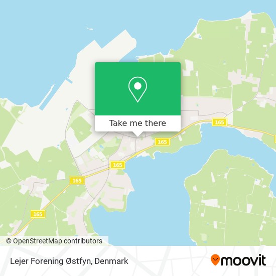 Lejer Forening Østfyn map