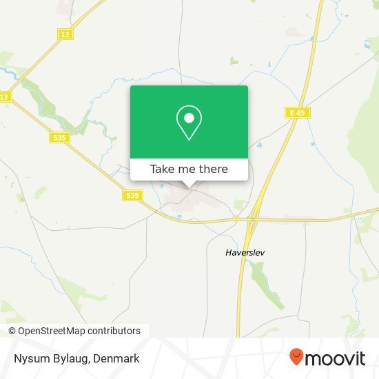 Nysum Bylaug map