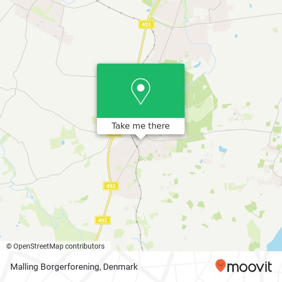 Malling Borgerforening map