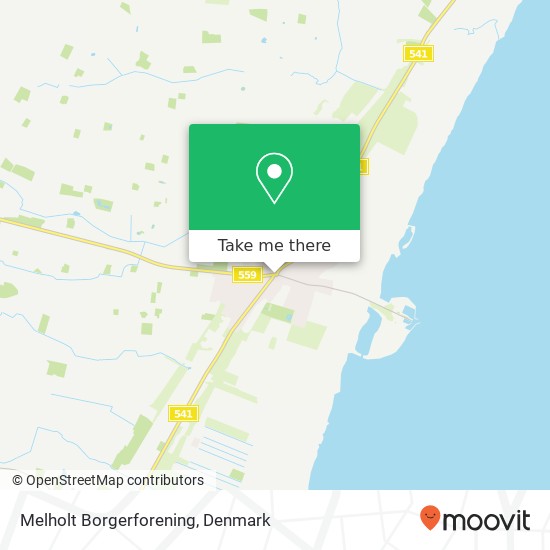 Melholt Borgerforening map