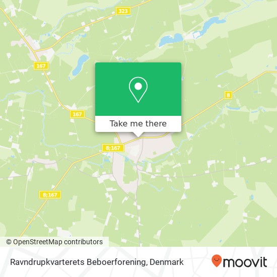 Ravndrupkvarterets Beboerforening map