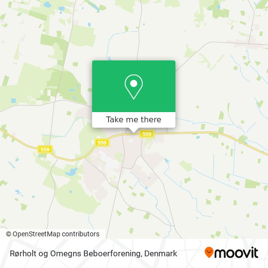 Rørholt og Omegns Beboerforening map