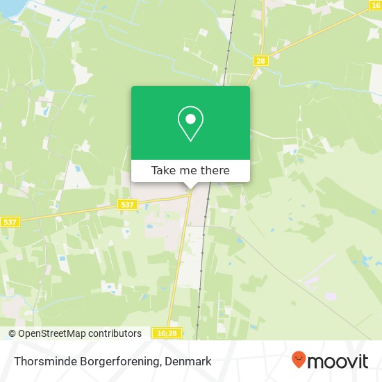 Thorsminde Borgerforening map