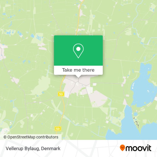 Vellerup Bylaug map