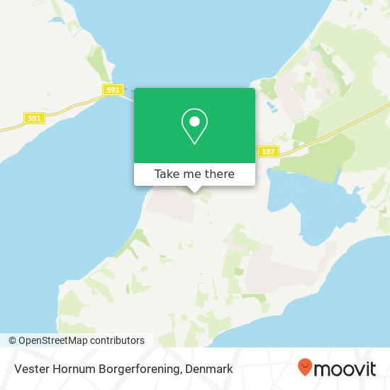 Vester Hornum Borgerforening map