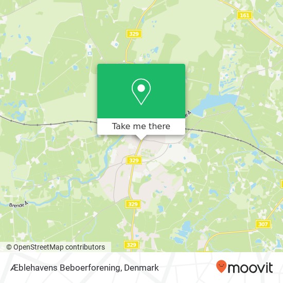 Æblehavens Beboerforening map