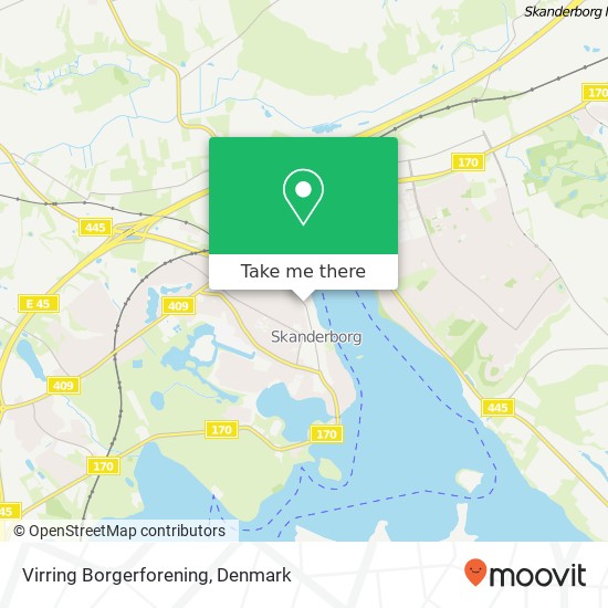 Virring Borgerforening map