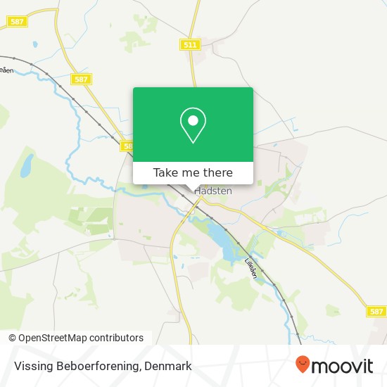 Vissing Beboerforening map