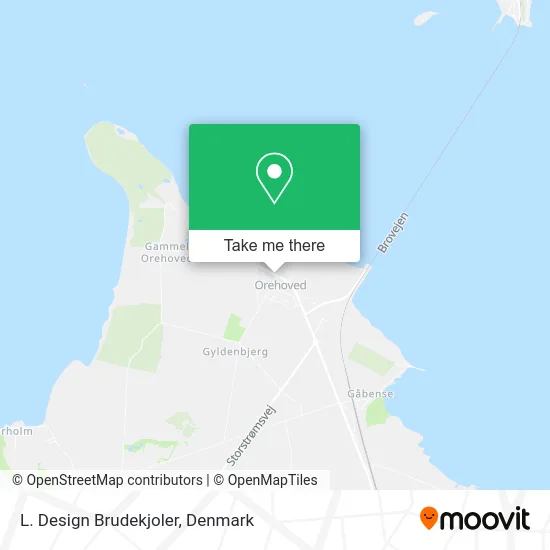 L. Design Brudekjoler map