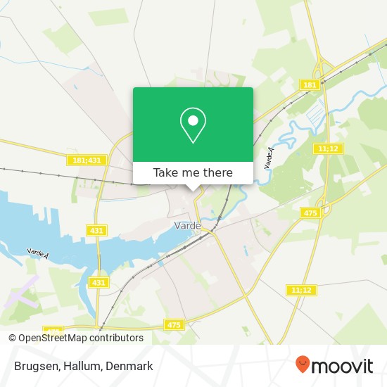 Brugsen, Hallum map