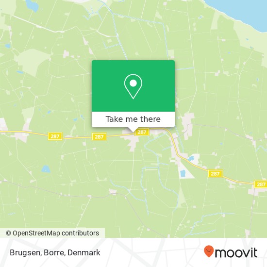 Brugsen, Borre map