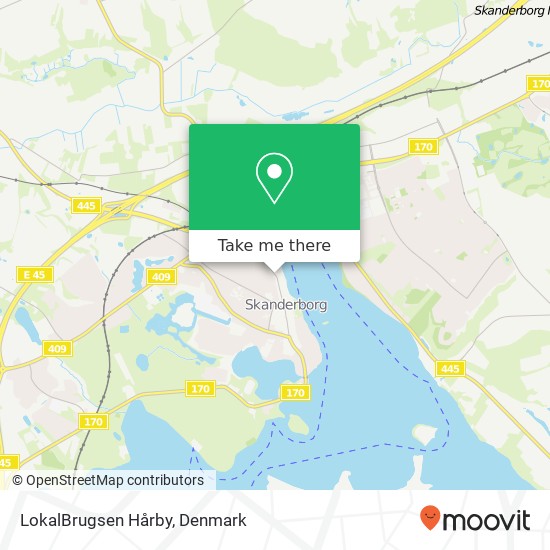 LokalBrugsen Hårby map