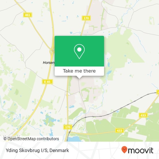 Yding Skovbrug I/S map